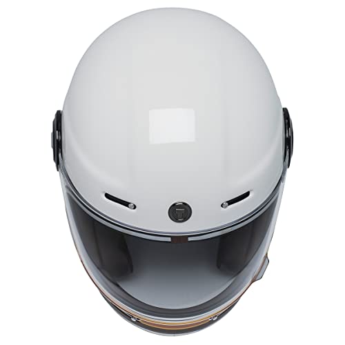 Fiberglass Retro Full Face Motorcycle Helmet D7371