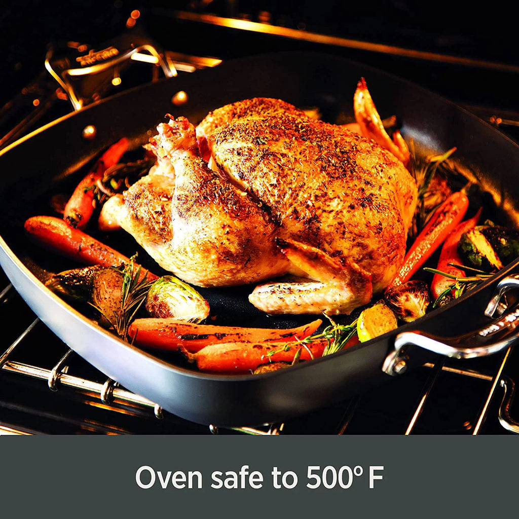 Hard Anodized Nonstick Fry Pan Set, 8.5 & 10.5 inch F489574