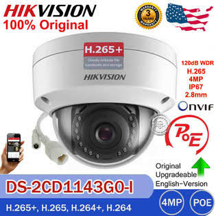 4MP PoE IP Dome Network Camera B962931