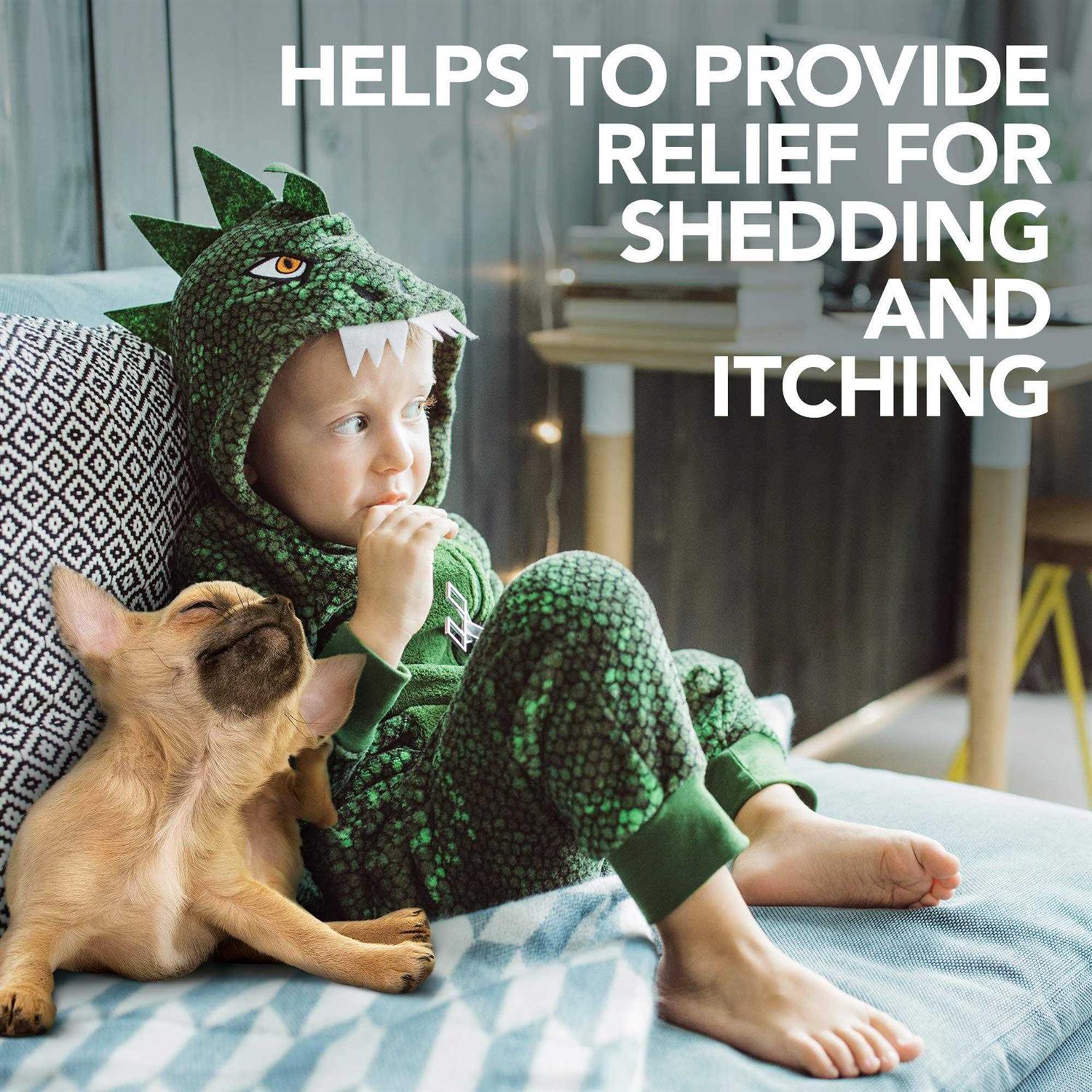 Healthy Coat Shed and Itch Relief Dog Supplements D724