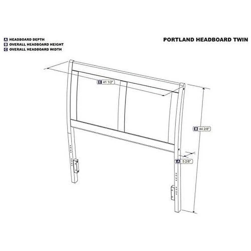 Walnut Sleigh Headboard Z69003