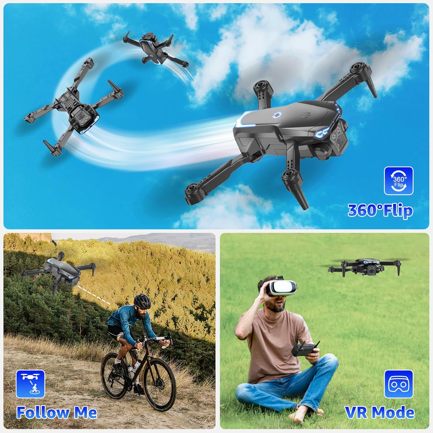 1080P HD FPV Mini Drone with Camera X45569