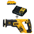 20-Volt Max Cordless Brushless Compact Reciprocating Saw with 3.0Ah Battery and Charger Z507869