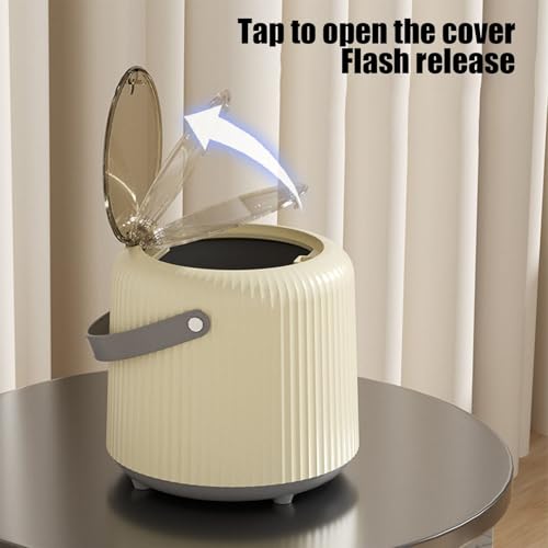 Small Trash Can with Lid Removable U835