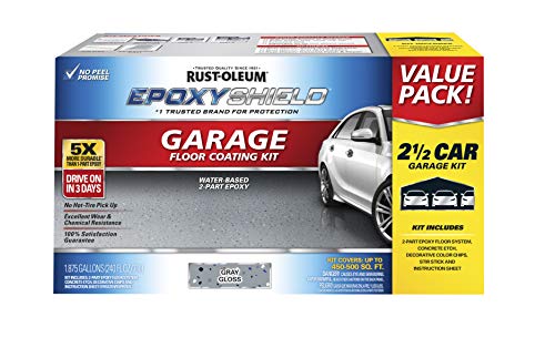 2.5 Car Kit Gray Garage Floor Coating O54473