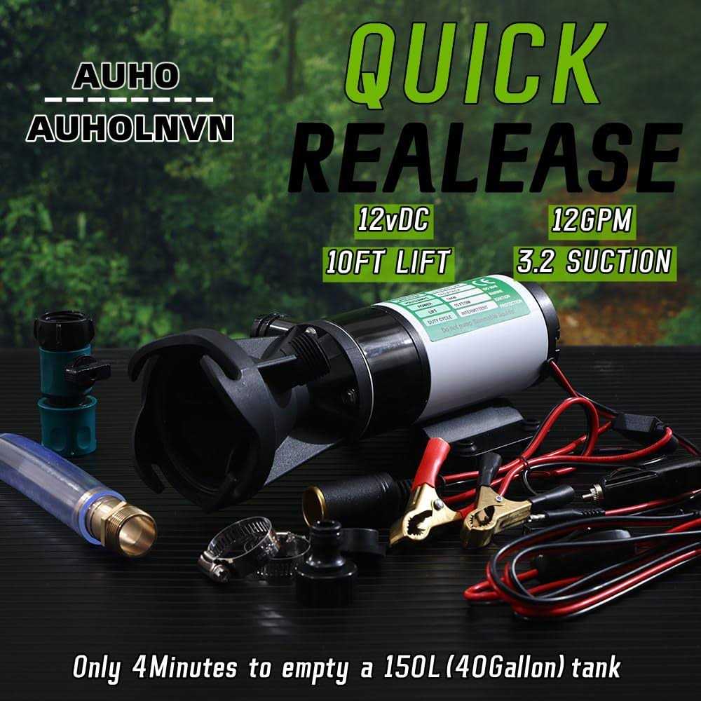 12V Portable Macerator Pump B6304