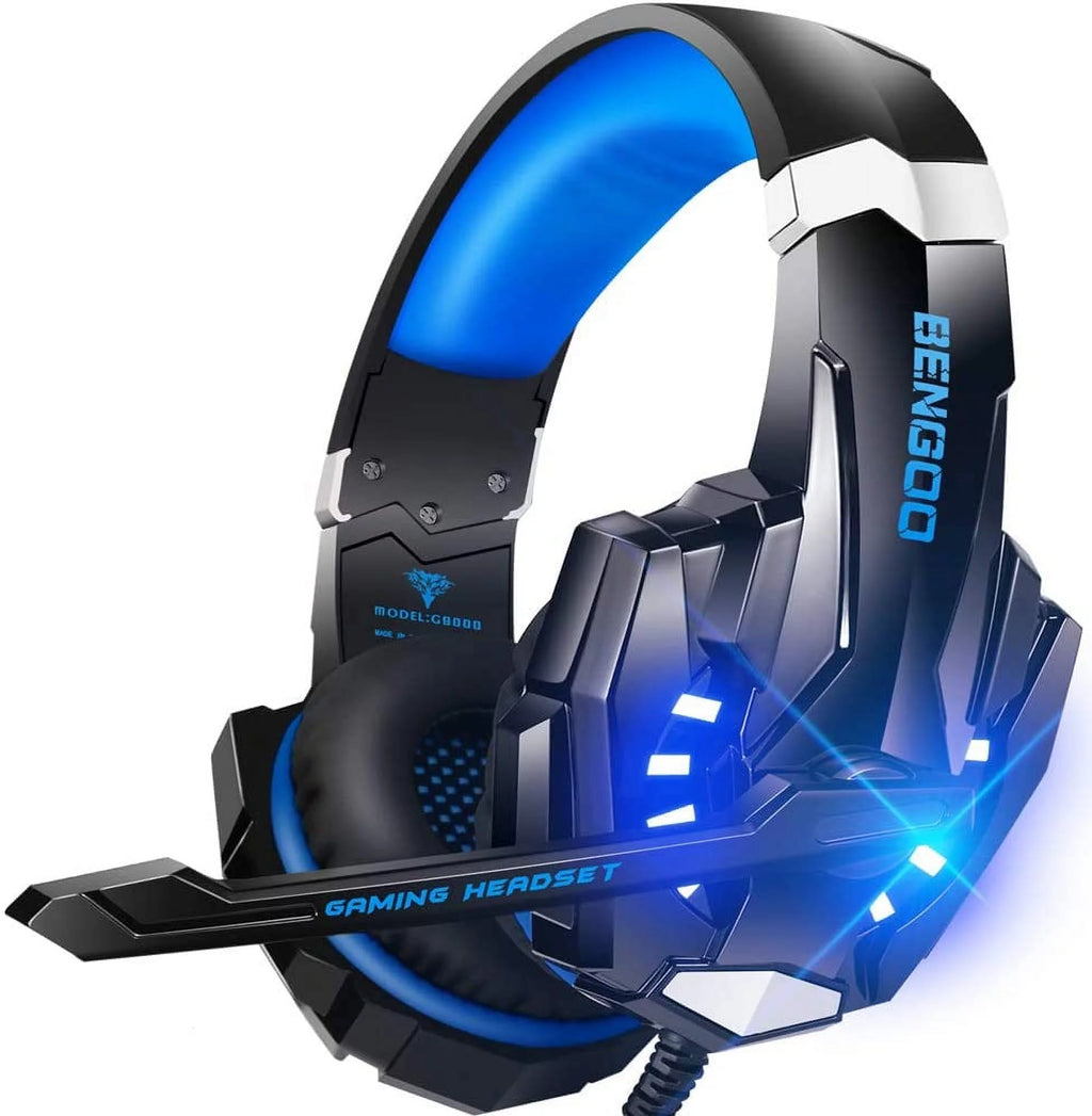 Stereo Gaming Headset with Mic, Noise Cancelling Over Ear Headphones F98841