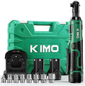Cordless Electric Ratchet Wrench Set, 40 Ft-lbs, 400 RPM, 3/8", 7 Sockets, 2-Pack 2000mAh Lithium-Ion Batteries S575800