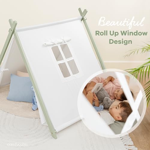 Kids Play Tent with 100% Breathable Cotton Canvas F401