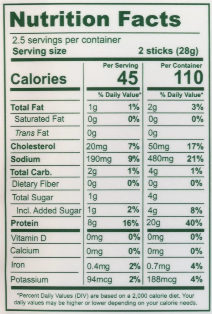 Turkey Sticks, 2.5 Oz. F7904