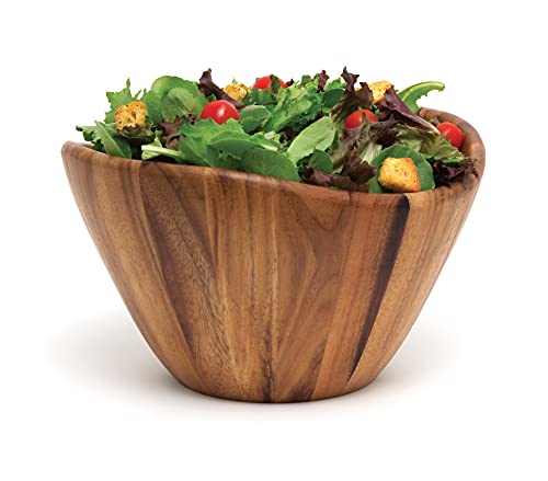 Acacia Wave Serving Bowl, Large, 12" Diameter x 7" Height B11910