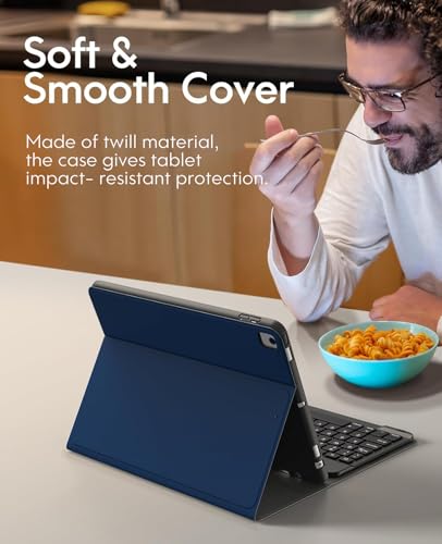 White Detachable Wireless Keyboard Case for iPad 10.2 Inch M37411