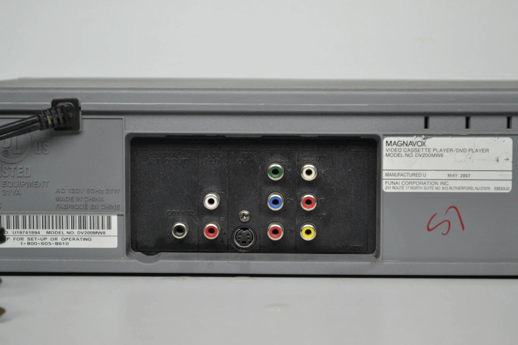 DVD/VCR Combo U885378