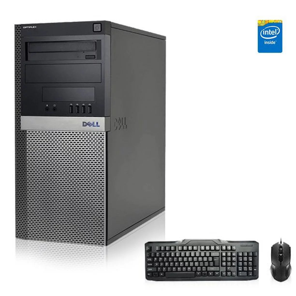 Restored Dell Optiplex Desktop Computer 3.0 GHz Core 2 Duo Tower PC, 4GB, 500GB HDD, Windows 10 Home x64, USB Mouse & Keyboard F928953