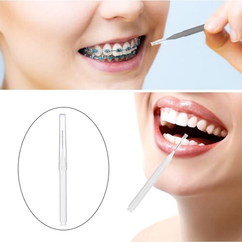 Black 50 Pieces Interdental Brush Toothpick R399