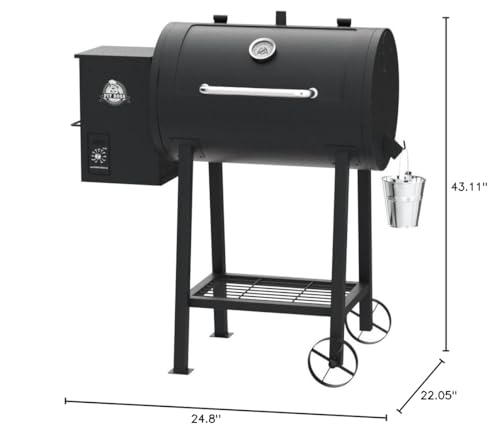 Black Pellet Grill, 482 Square Inches Y129