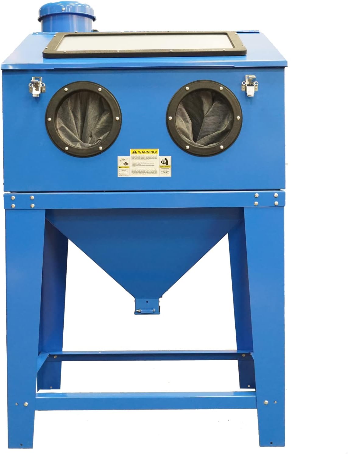 90 Gallon Abrasive Blast Cabinet with Dust Collection Reclaimer System V6826
