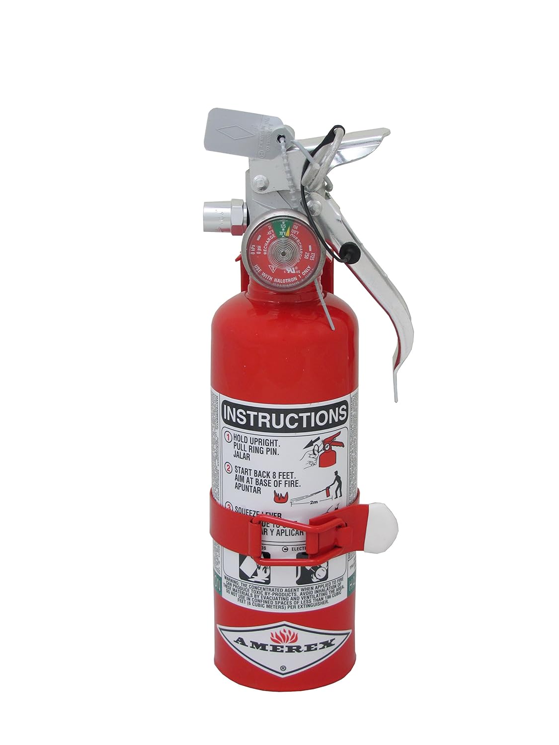 1.4lb Halotron I Class B C Fire Extinguisher E111