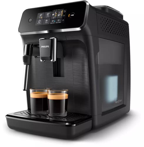 Black Fully Automatic Espresso Machine with Ceramic Grinder E4979