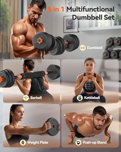 Adjustable Dumbbells Set with Connector K41553