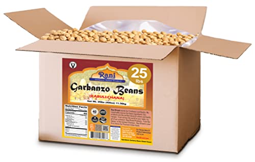 Garbanzo Beans (Kabuli Chana) 128oz (8lbs) 3.63kg Bulk D13391