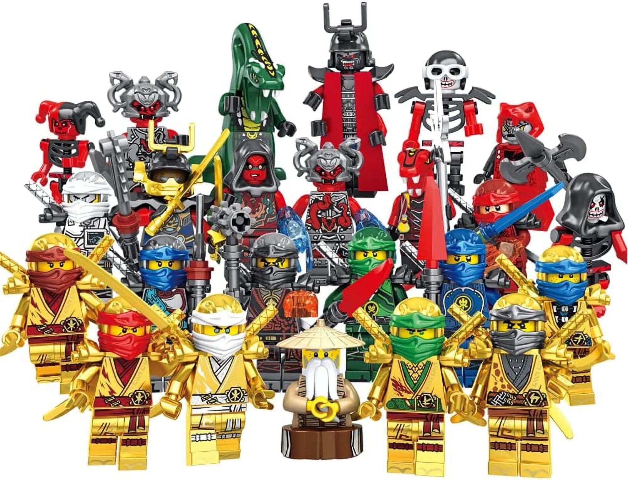 24 Minifigures Set Building Blocks Toys S116758