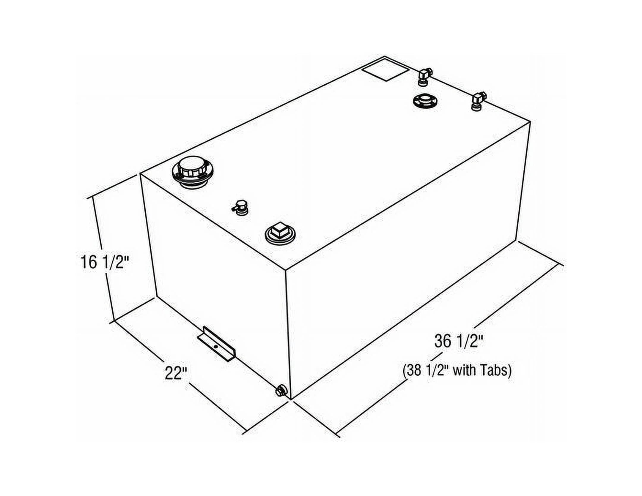 Rectangular Fuel Transfer Tank L499661