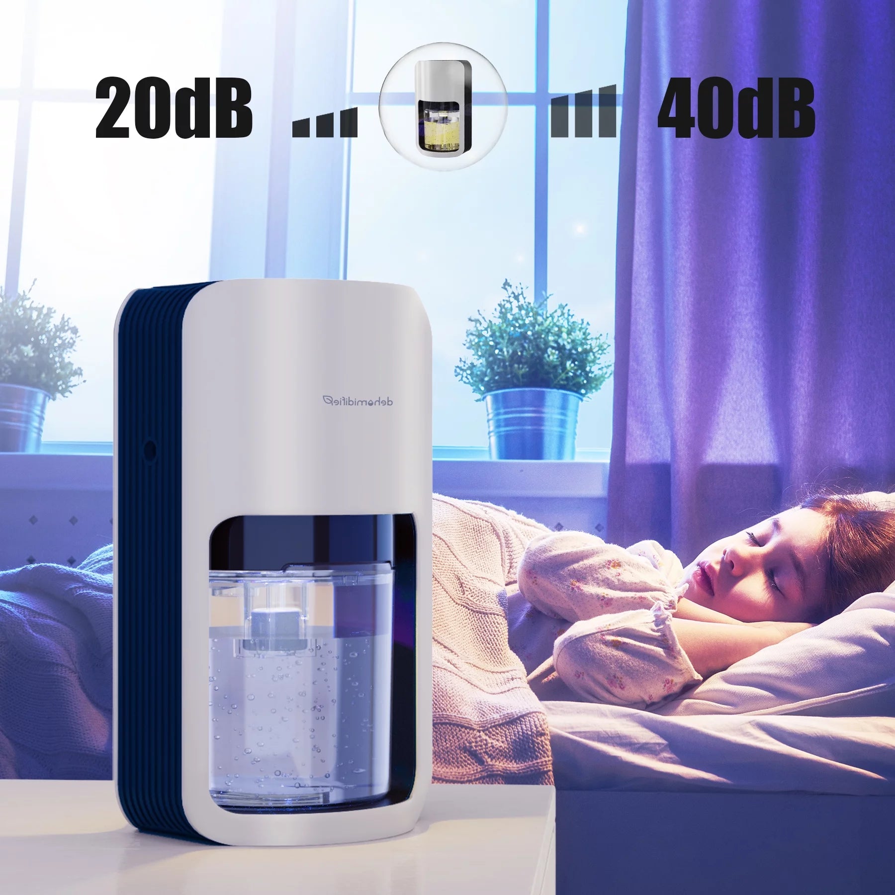 1200ML Portable Quiet Dehumidifier S7787