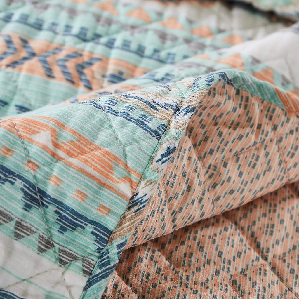 Turquoise 3-Piece King Quilt Set F92707