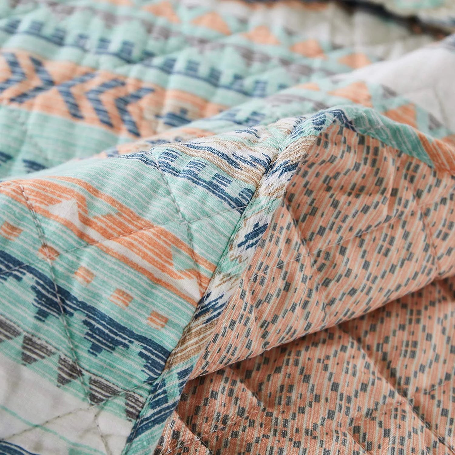 Turquoise 3-Piece King Quilt Set F92707
