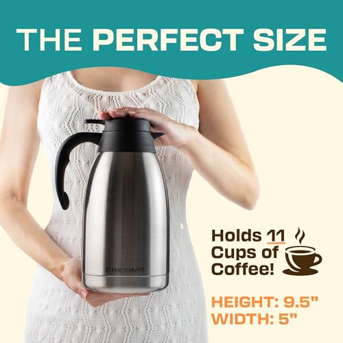 68oz Insulated Stainless Steel Coffee Carafe S342