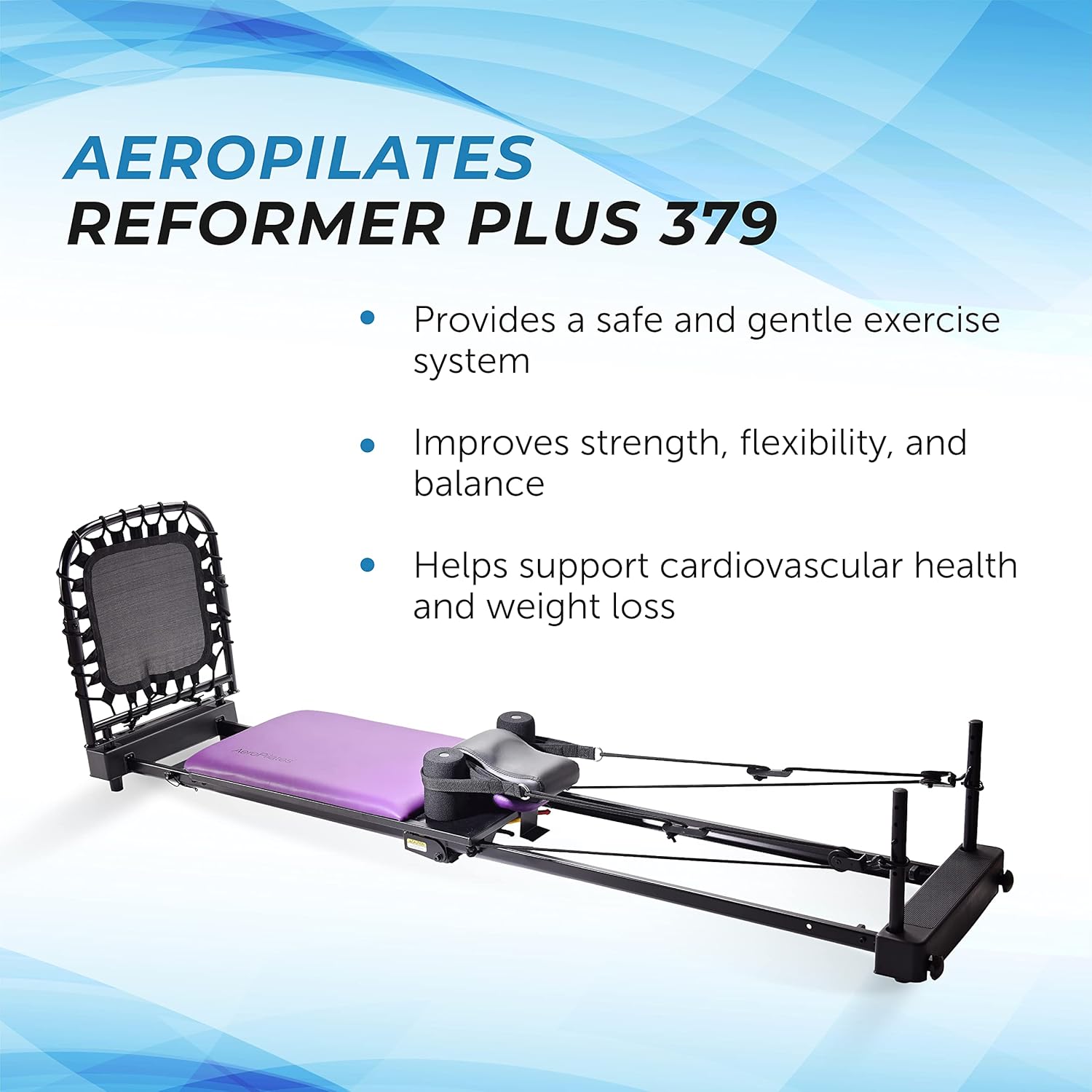 Pilates Reformer Workout Machine with Rebounder Y8924
