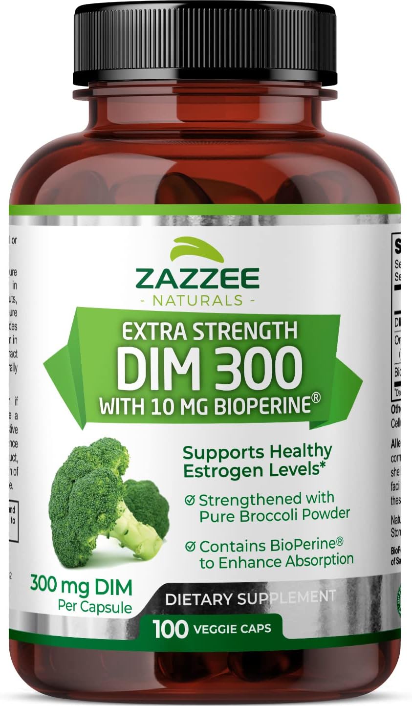 300 mg DIM per Capsule, 100 Vegan Capsules Z6102