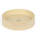 Yellow Concrete Vessel Sink U119157