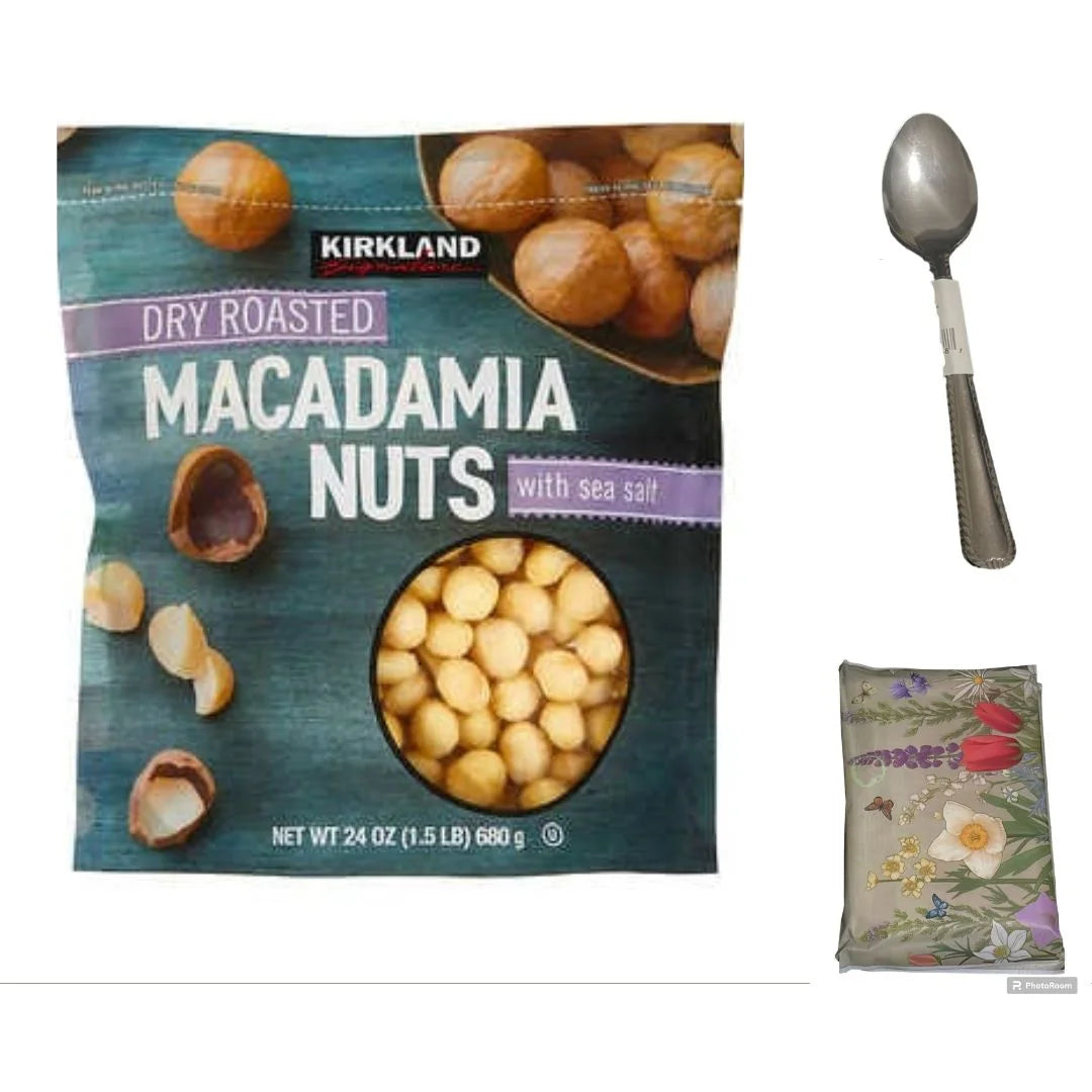 Dry Roasted Salted Macadamia Nuts, 1.5 lbs O6144