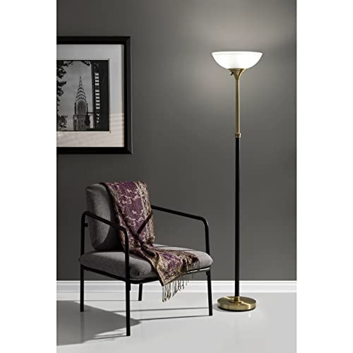 Black Torchiere Lamp G63178