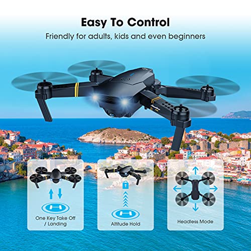 Foldable 1080P FPV Drone with 2 Batteries and Carrying Case D28551