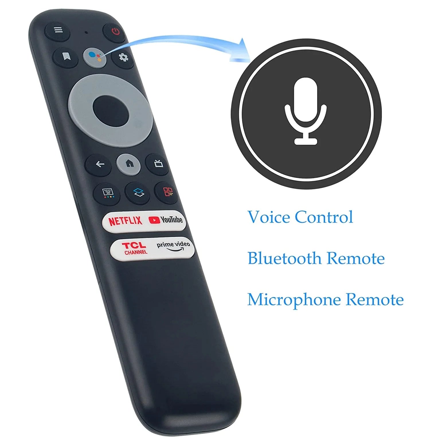 Voice Remote Control for TCL Smart TVs U59102