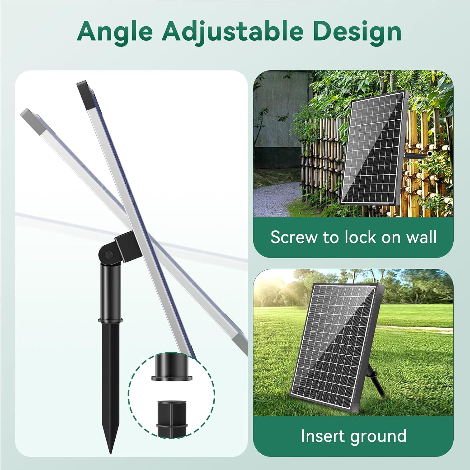 25W Solar Fountain Pump 410GPH with 16.5FT Cord L698