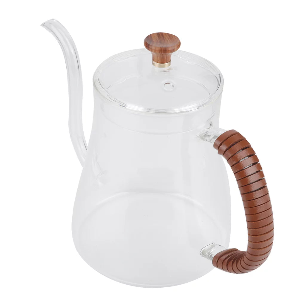 Thickened Glass Gooseneck Kettle 600ML K9925