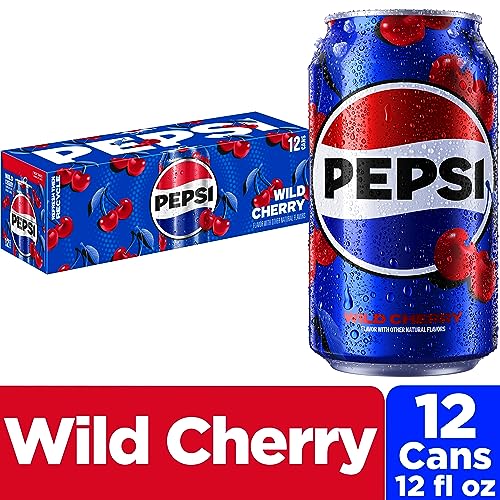 Wild Cherry Zero Sugar Cola Soda Pop, 12oz Cans (12 Pack) K975177