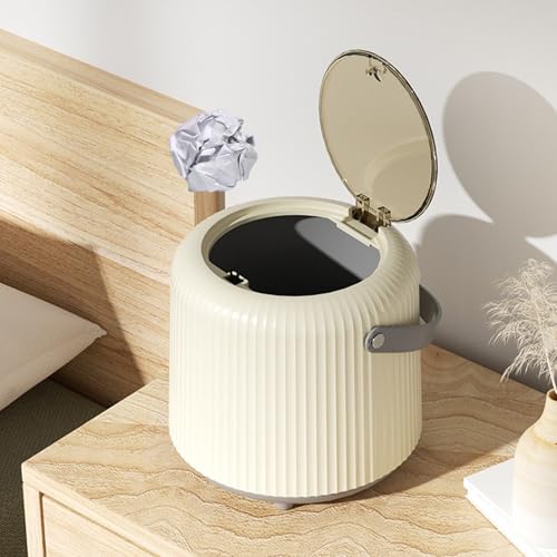 Small Trash Can with Lid Removable U835