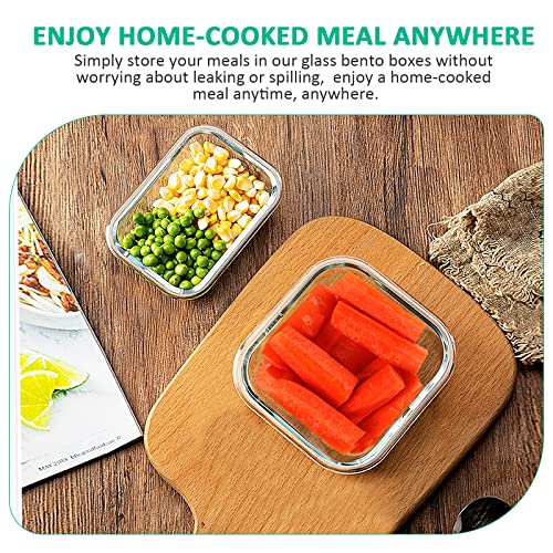 24 Pieces Glass Food Storage Containers Set with Lids A604906