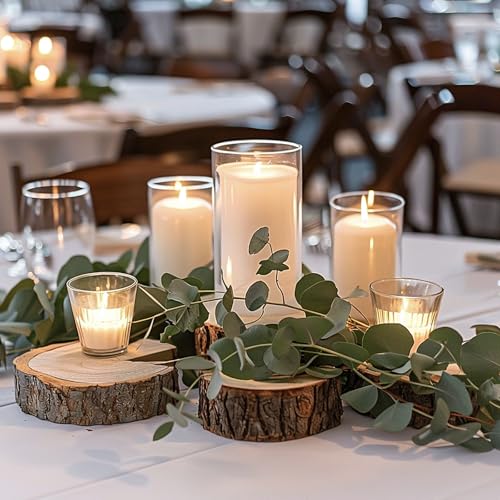 15pcs Clear Glass Cylinder Vases R1154