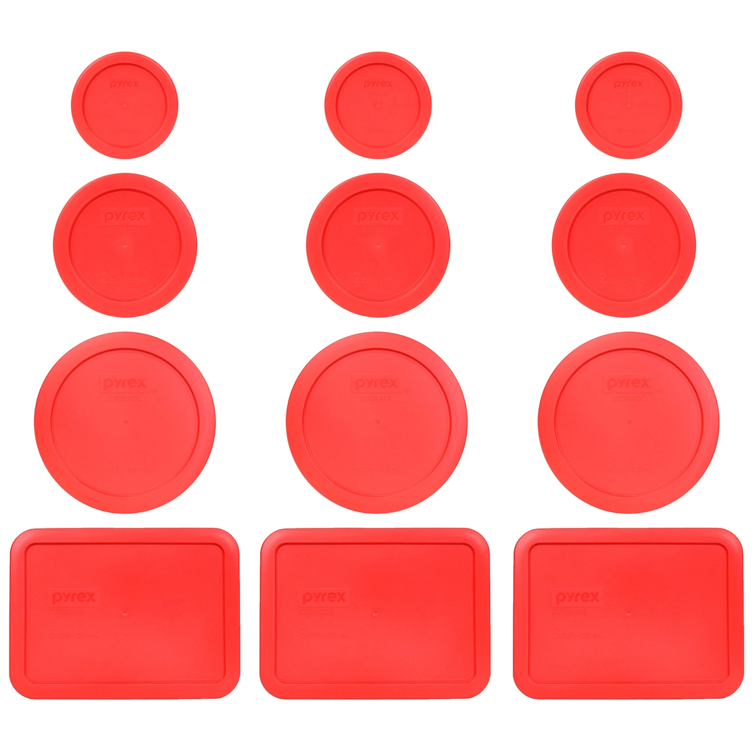 Red Replacement Lids for 1-Cup, 2-Cup, 3-Cup, and 4-Cup G24182