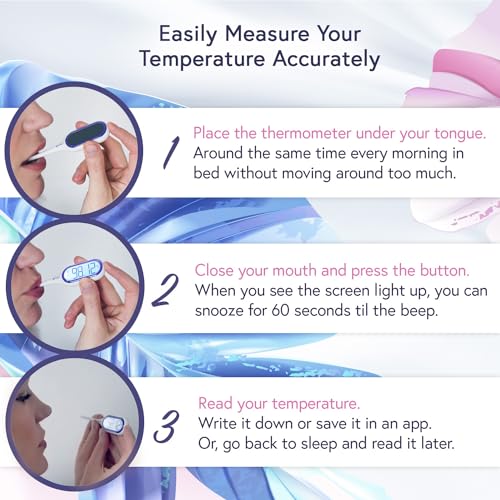 Basal Body Thermometer with Backlight, 1/100 Degree High Precision U31333