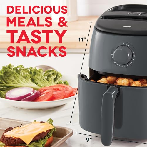 Compact Grey 2.6 Qt. Electric Air Fryer Oven X653322