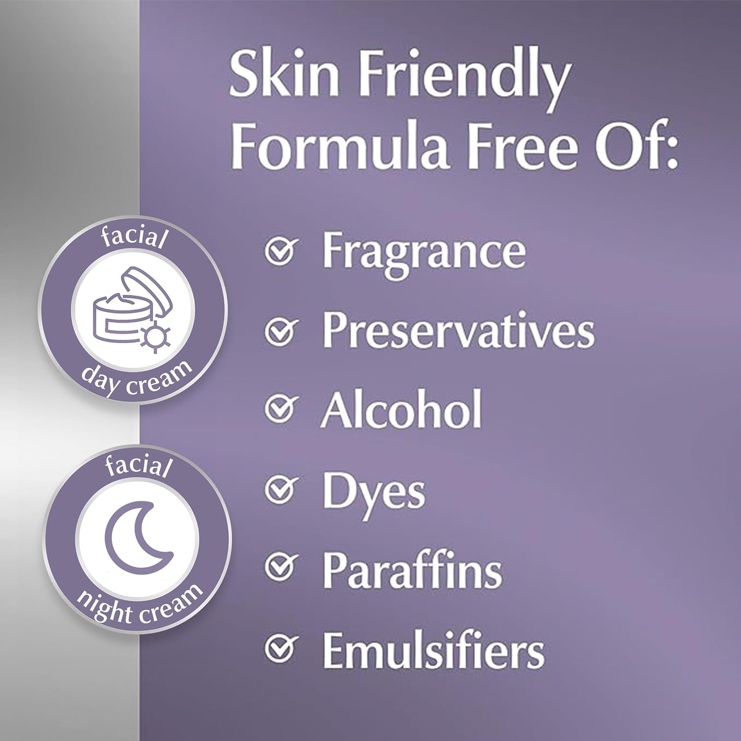 Fragrance Free Face Moisturizer Set, 1.7 Oz Bottle + 1.7 Oz Bottle V6617