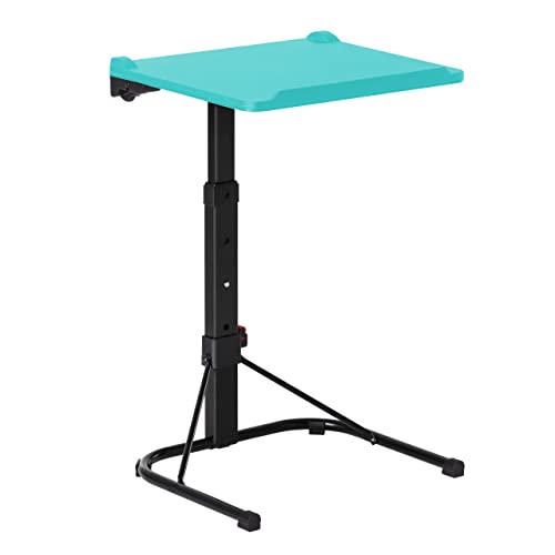 Light Blue Folding TV Tray Table Q121