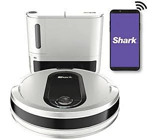 White Wi-Fi Robot Vacuum with Self-Empty Base K722107